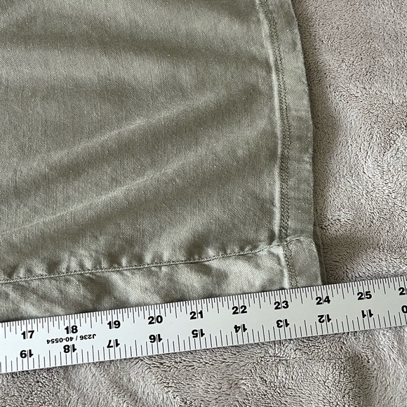 NYDJ Lift x Tuck Linen Blend Cropped Wide-Leg Pants Neutral Size 0 - Picture 12 of 16